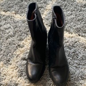 Black wedge boots by Vince 7.5.
